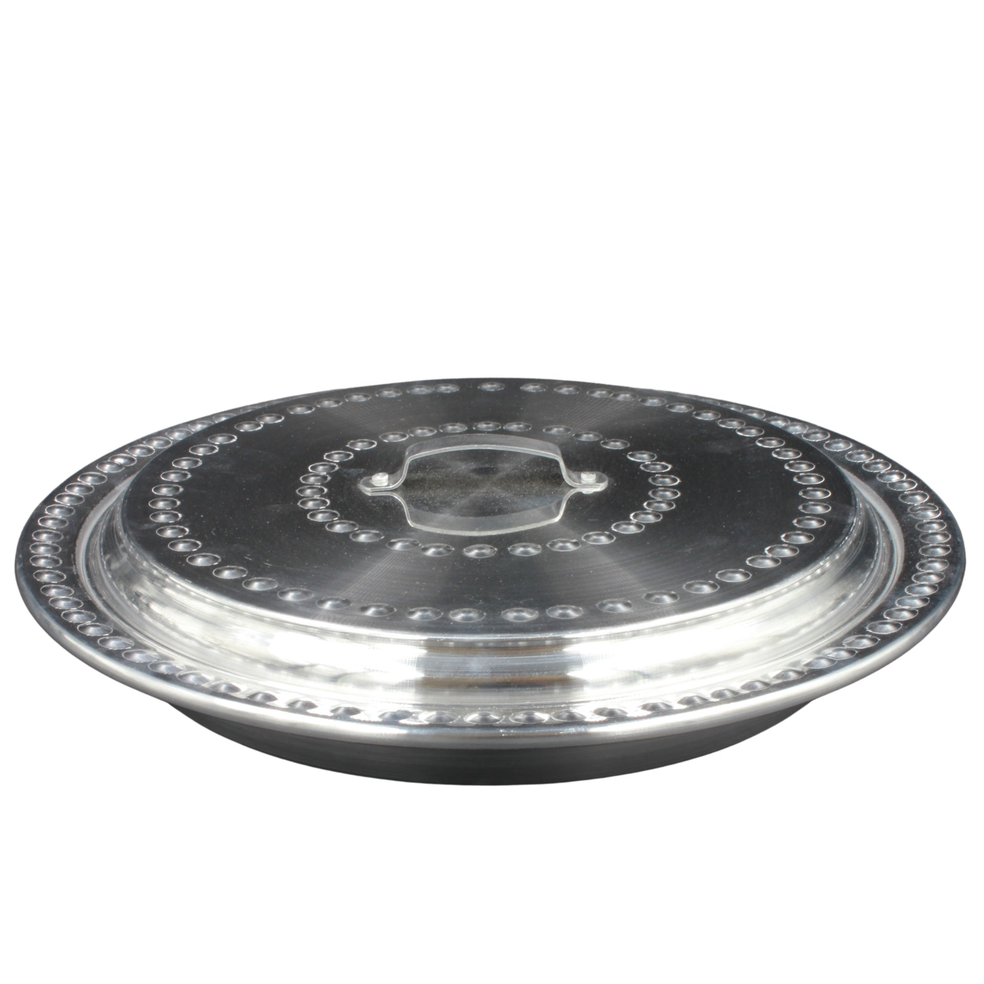 B shiny embossed harissa and pies tray with lid