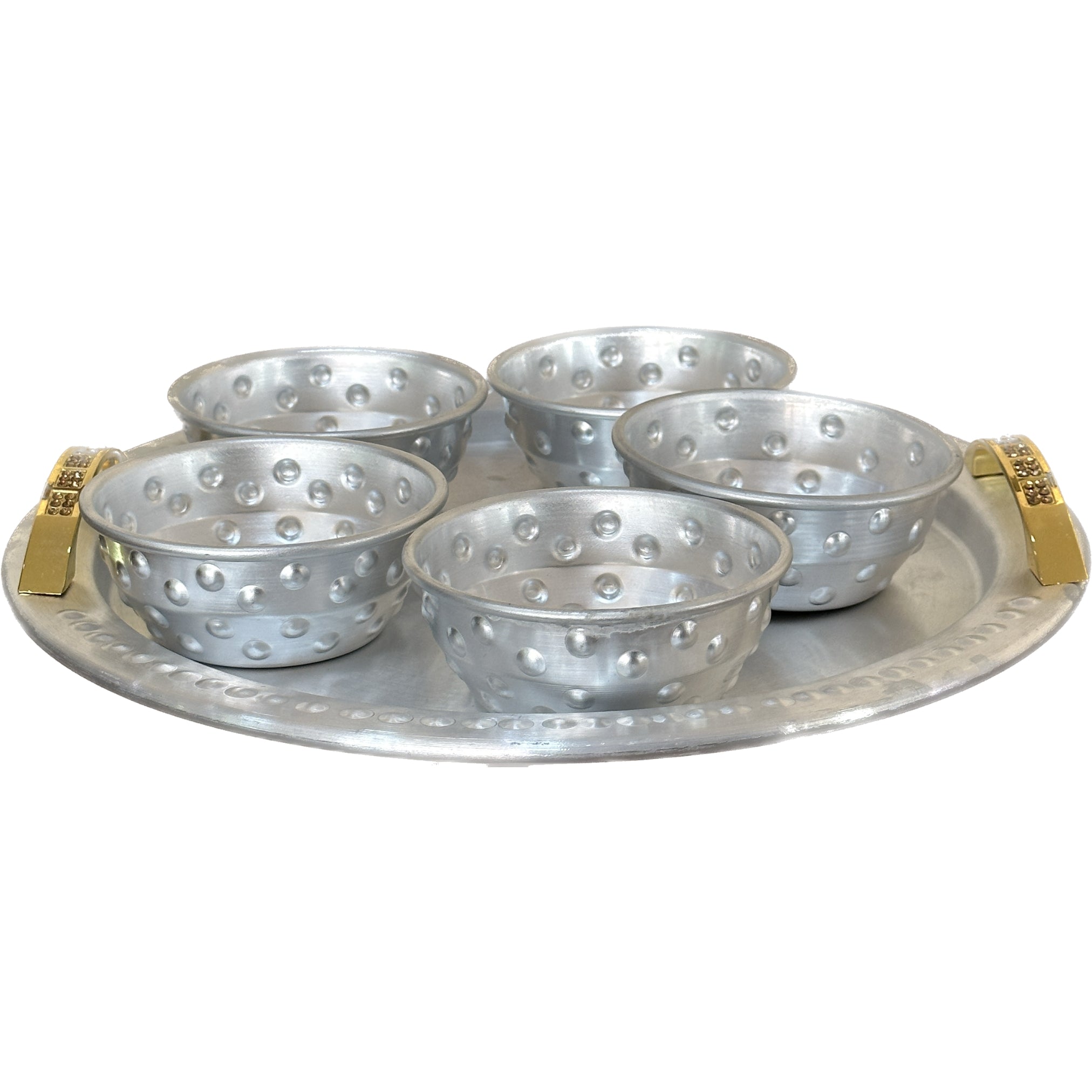 golden tray set