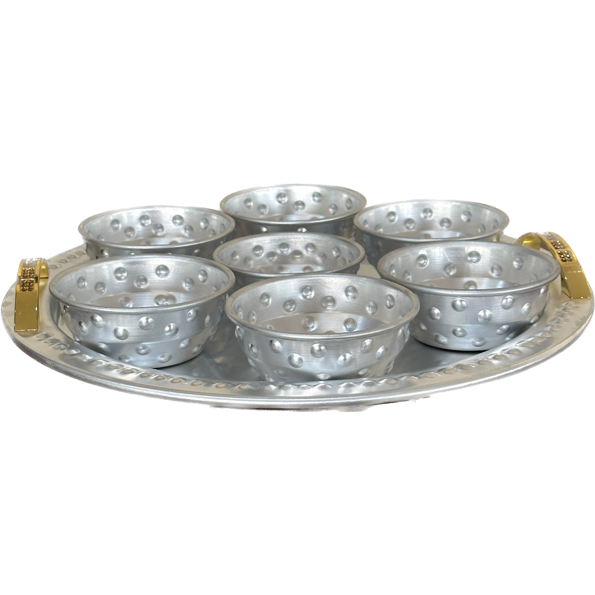 golden tray set