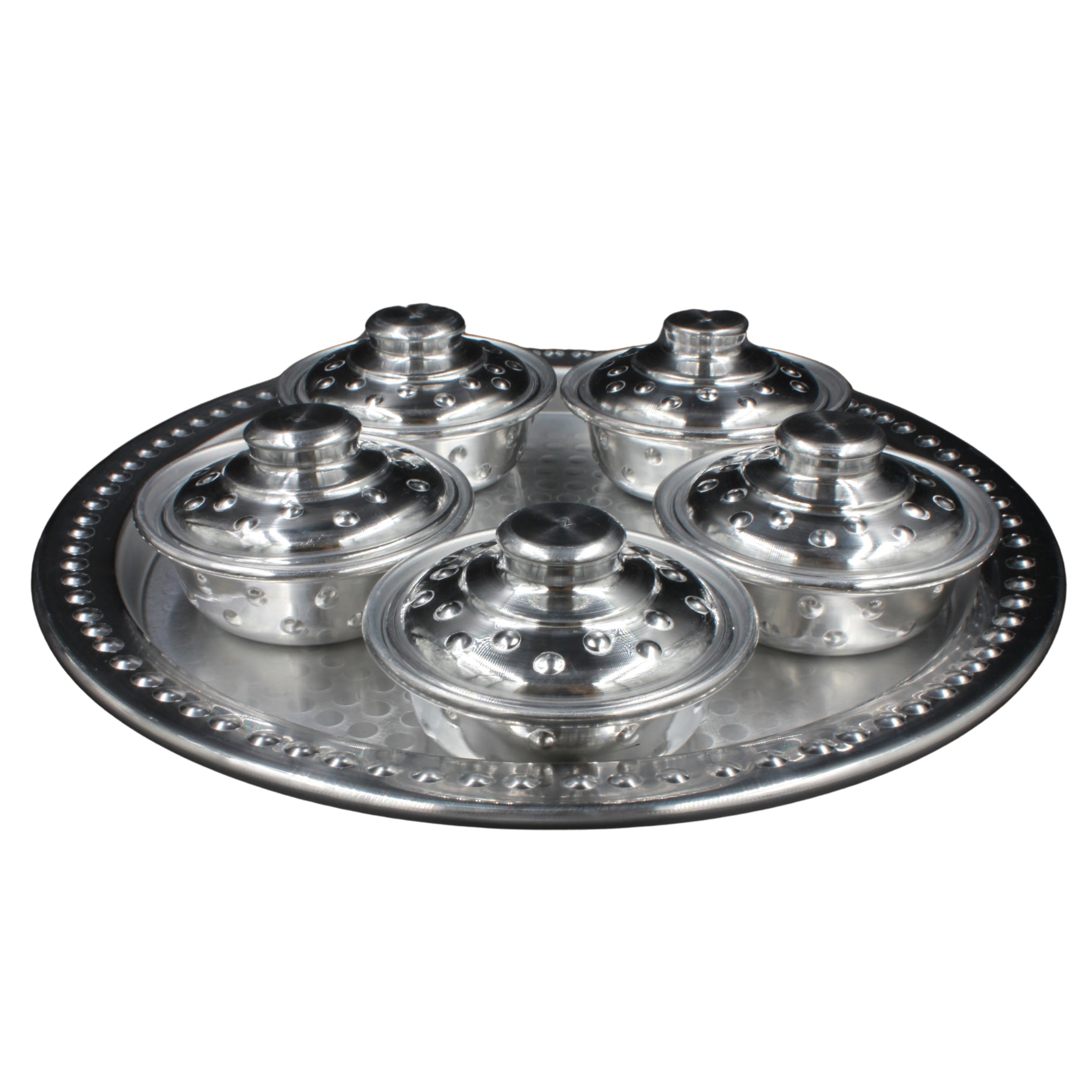 Shiny Embossed Tray Set No. 4