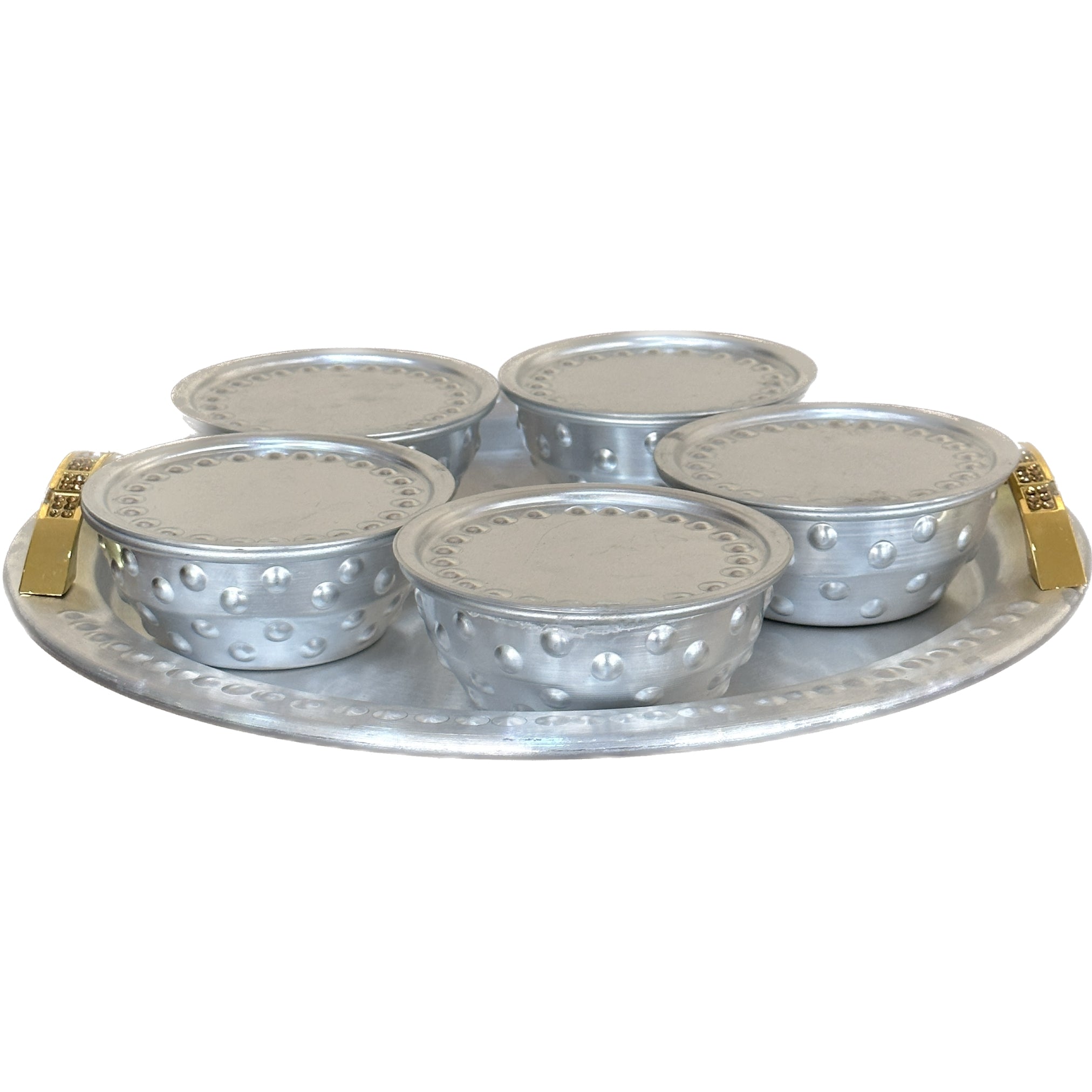 golden tray set