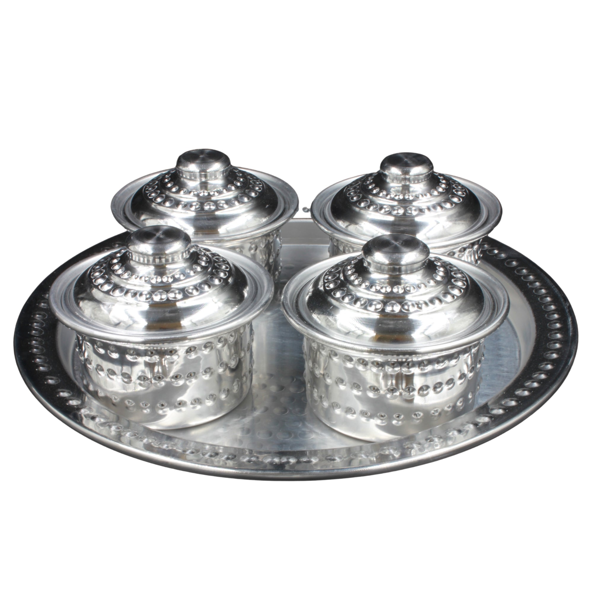 Shiny Embossed Tray Set No. 4