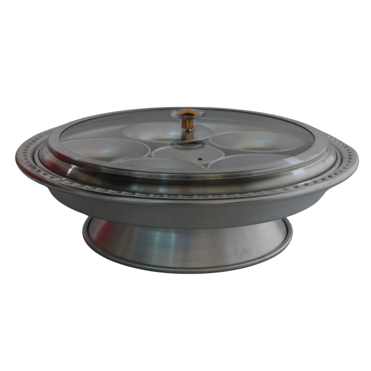 Breakfast tray with aluminum lid