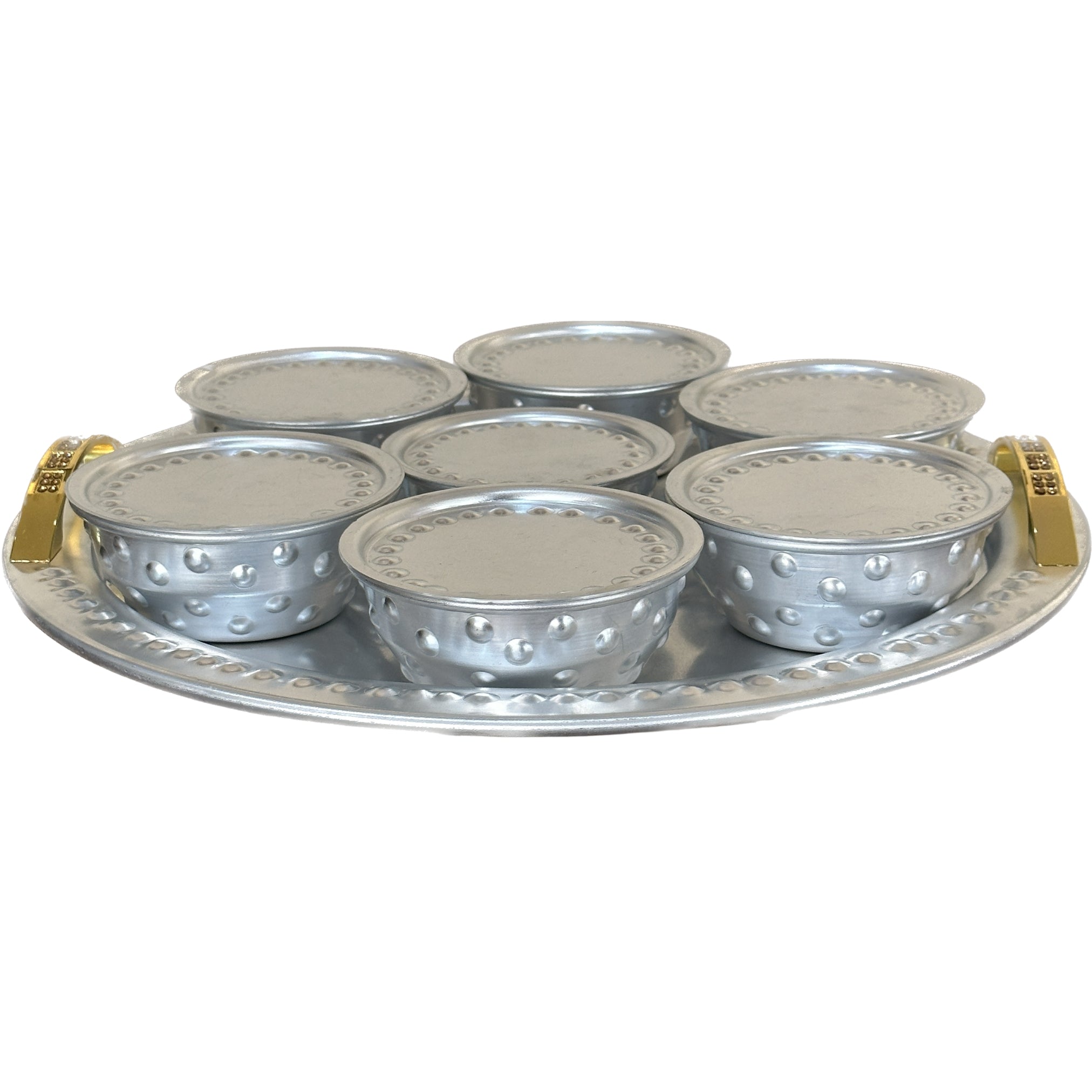 golden tray set