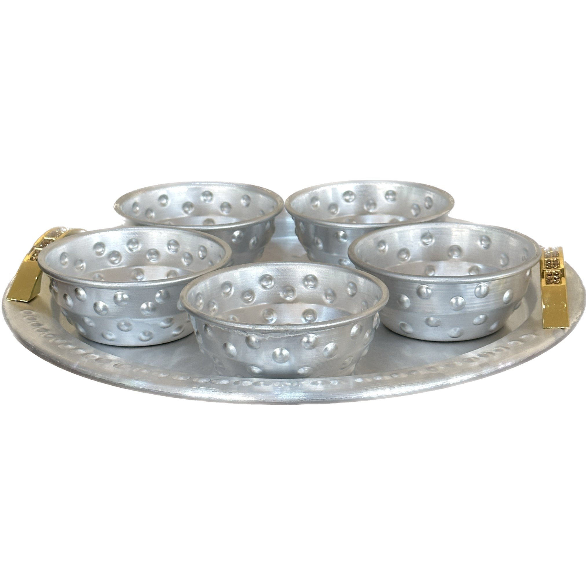 golden tray set