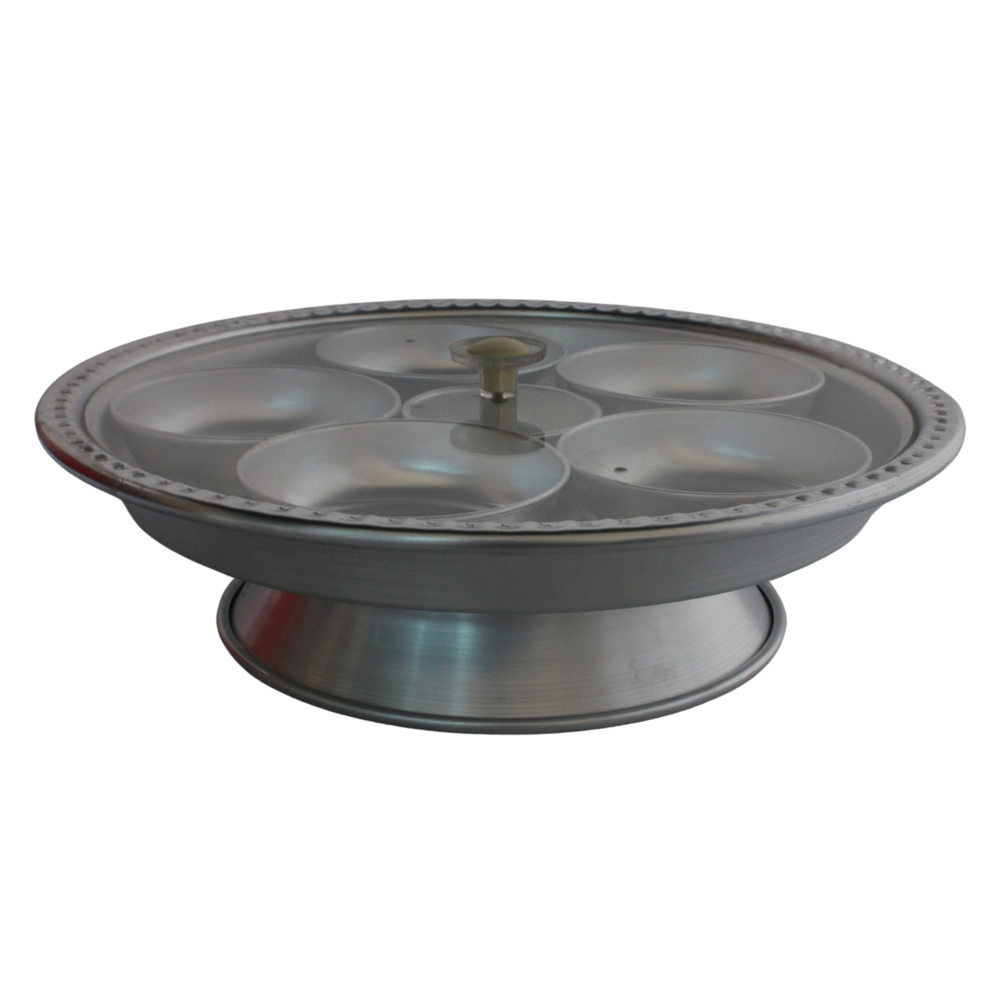 Acrylic cover breakfast tray with base