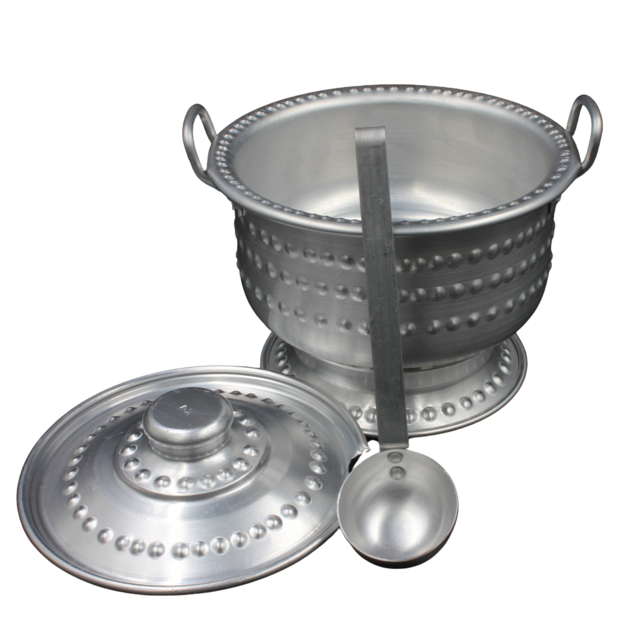 D Fruit Salad Bowl with Embossed Ladle