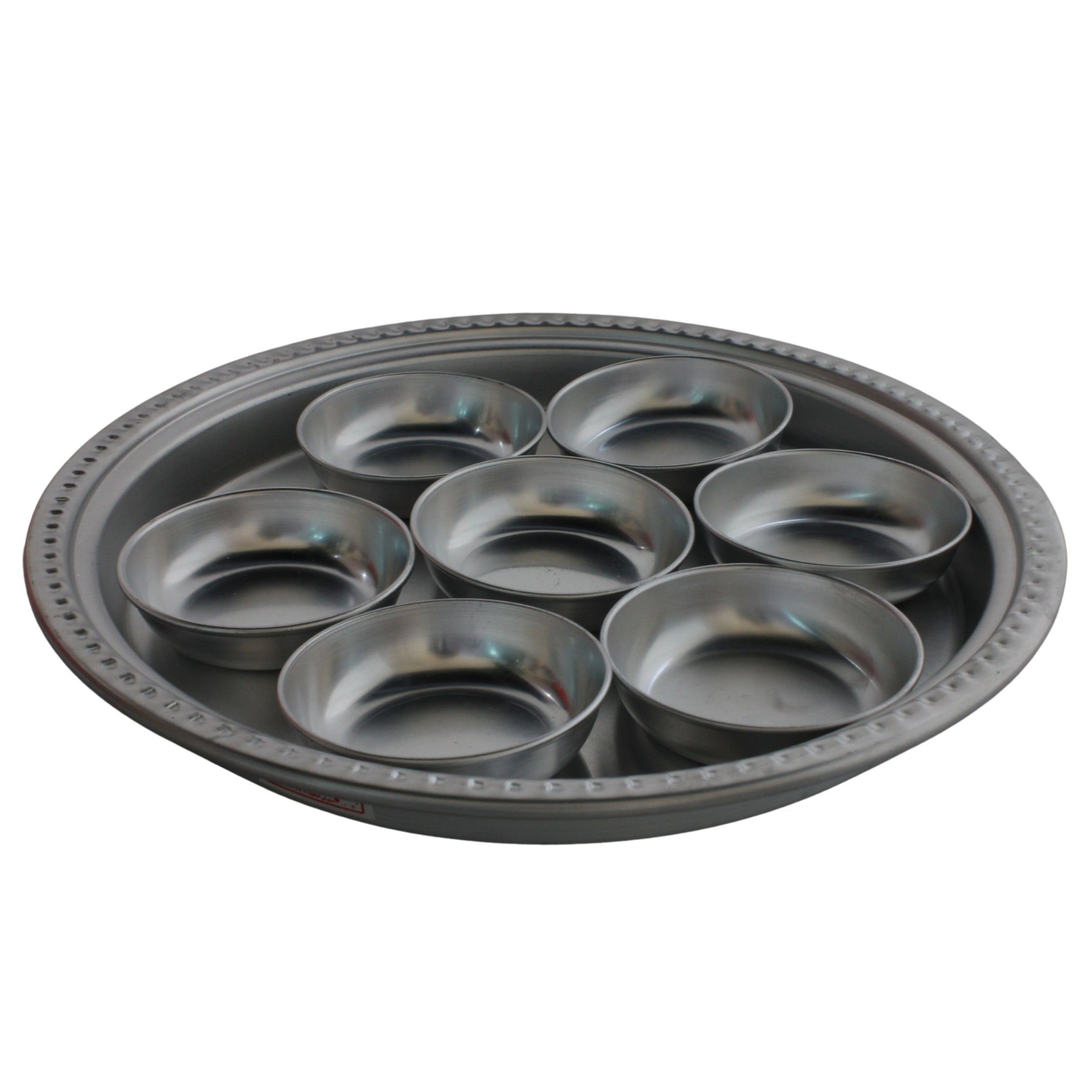 High acrylic cover breakfast tray