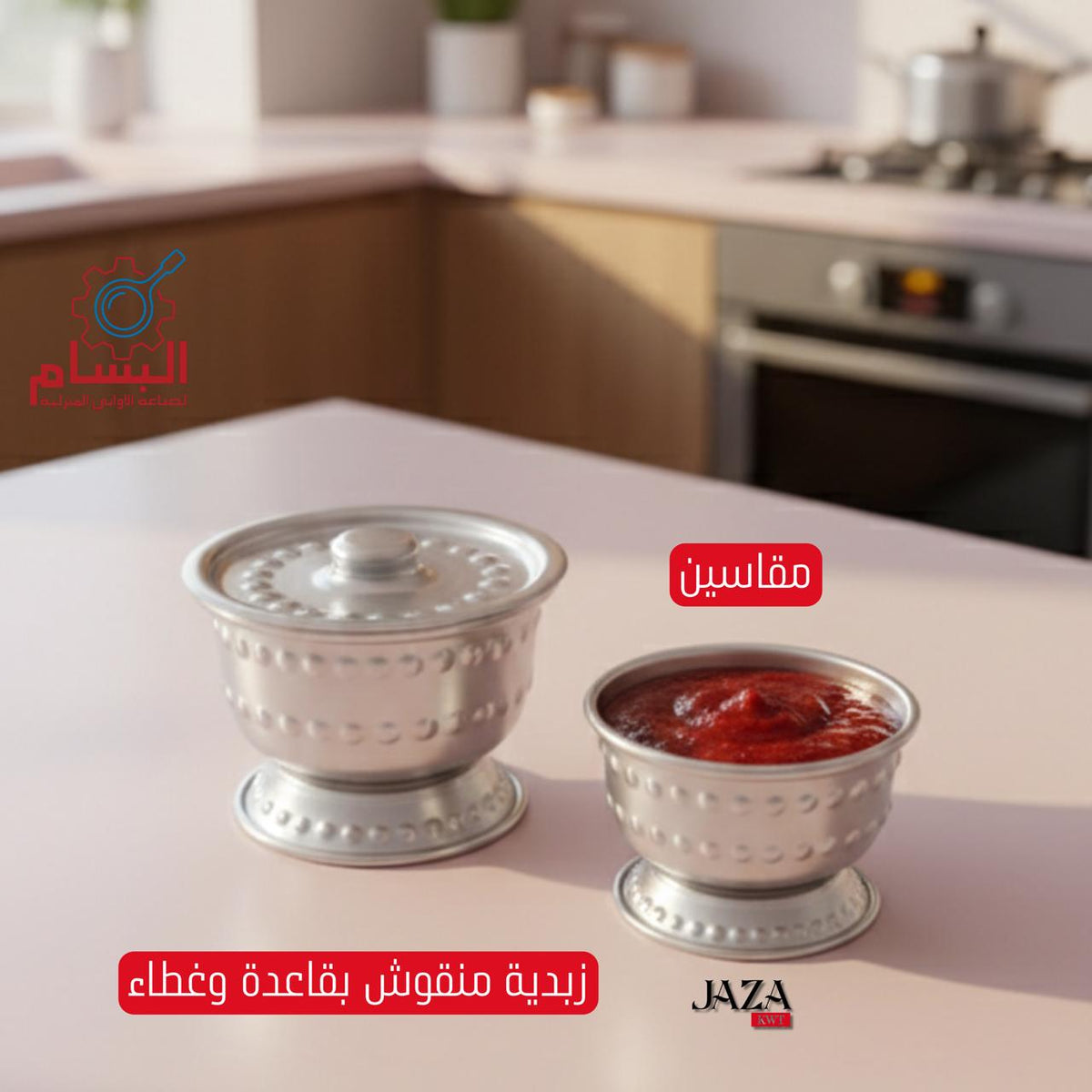 B زبدية منقوش بقاعدة